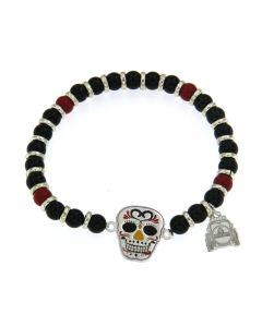 Bracciale Skull Mexican Stones 03